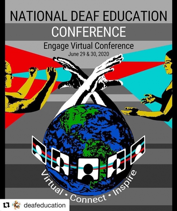 Virtual Deaf Event National Deaf Education Conference Start ASL